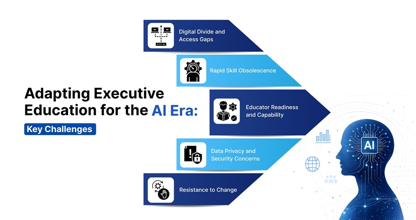 Key Challenges in Adapting Executive Education to the AI Era